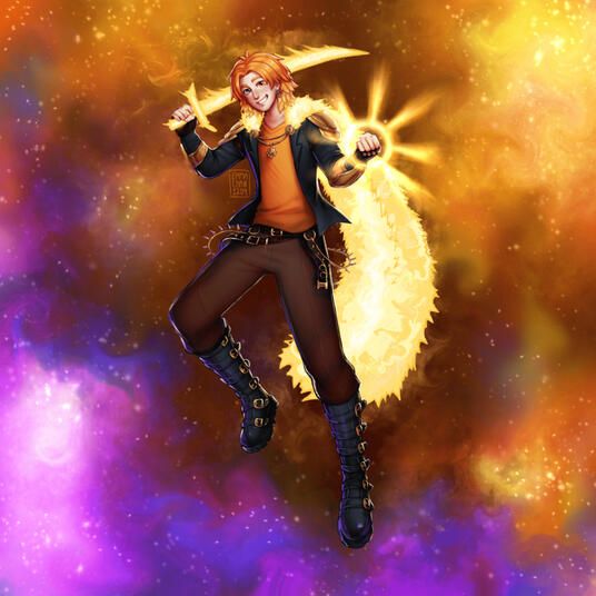 Full color, Background, Slight props