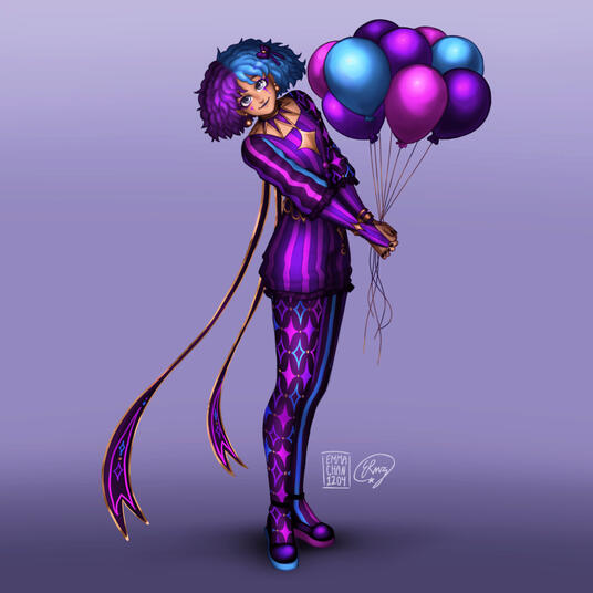 Full color, flat background